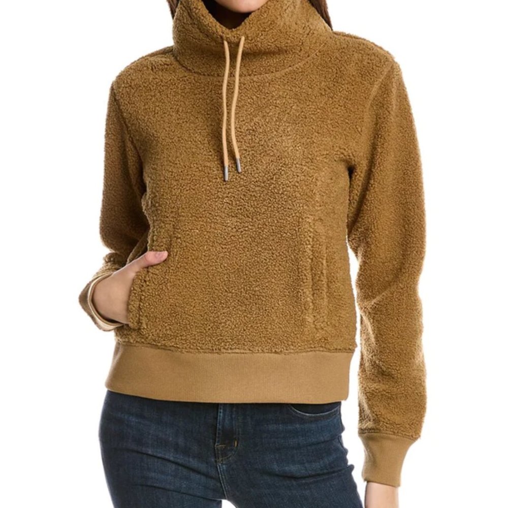 NWT Brooks Brothers Teddy Funnel Neck Pullover XL